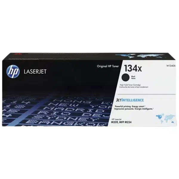 HP #134X Black Toner Cartridge W1340X