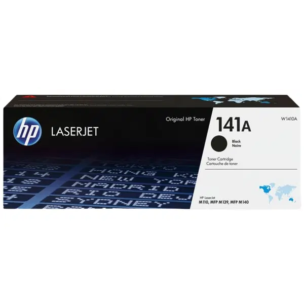 HP #141A Black Toner Cartridge W1410A