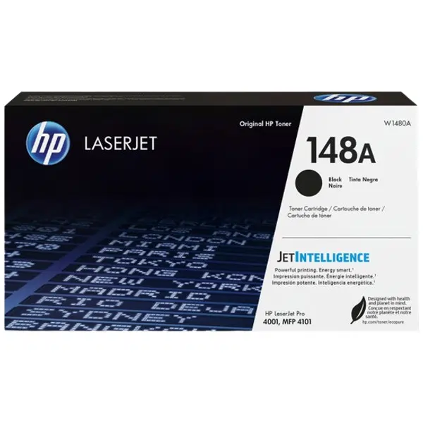 HP #148A Black Toner Cartridge W1480A