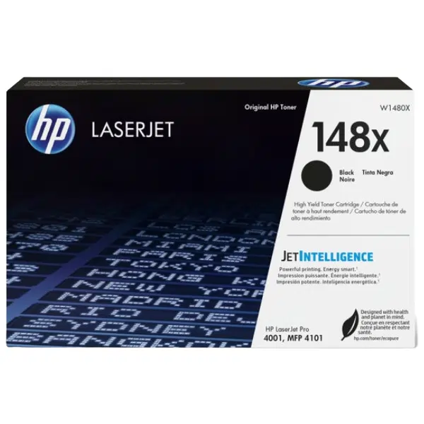 HP #148X Black Toner Cartridge W1480X