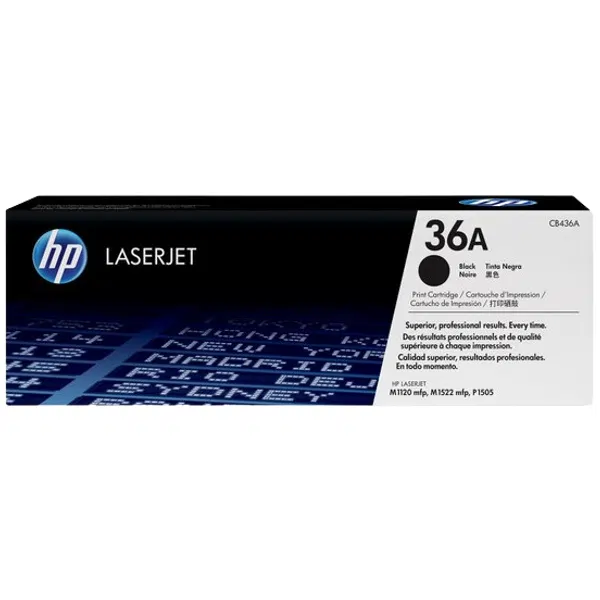 HP #36A Black Toner Cartridge CB436A