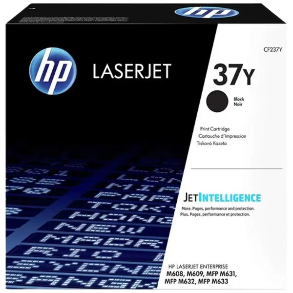 HP #37Y Black Toner Cartridge CF237Y