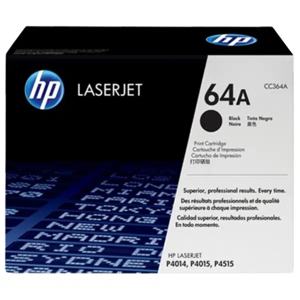 HP #64A Black Toner Cartridge CC364A