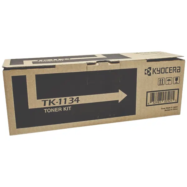 Kyocera TK1134 Black Toner Cartridge TK-1134