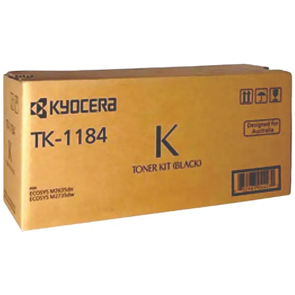 Kyocera TK1184 Black Toner Cartridge TK-1184