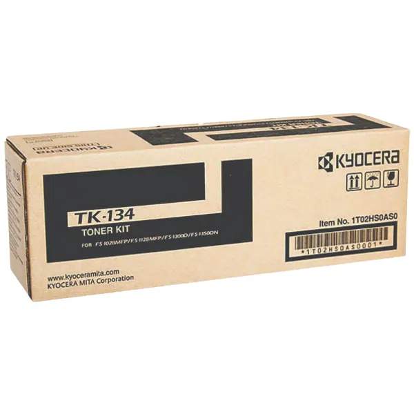 Kyocera TK134 Black Toner Cartridge TK-134