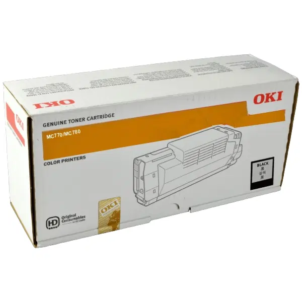 OKI MC770/MC780 Black Toner Cartridge 45396208